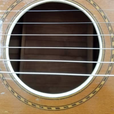 F.H Griffith  Parlor Guitar Circa early 1900s Oak image 6