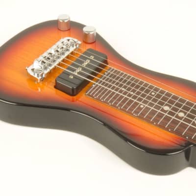 SX Left Handed Electric Lap Steel Guitar with Bag & Stand Lap 2 Ash 3TS image 5