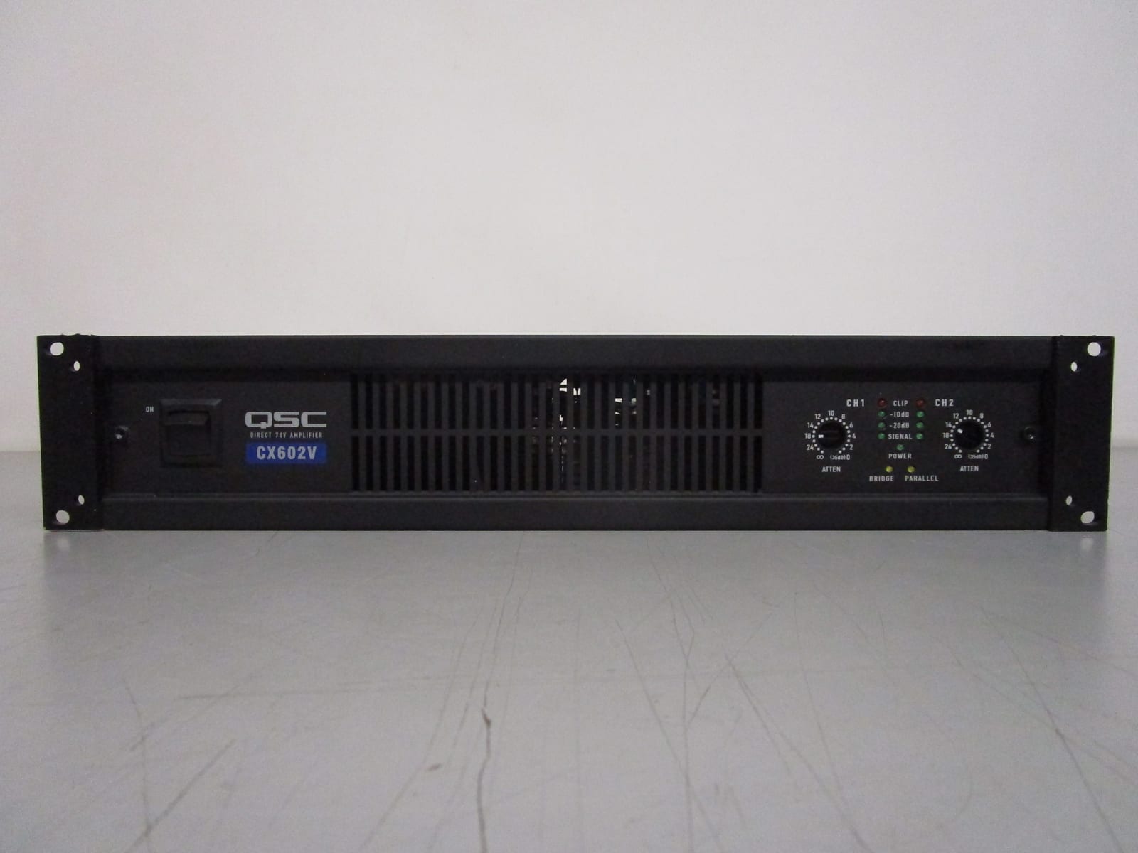 QSC CX602V 2Channel Commercial Power Amplifier Reverb