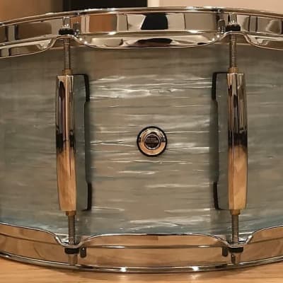 Pearl STS1465S/C414 Session Studio Select 6.5x14" Snare Drum in Ice Blue Oyster *IN STOCK* image 4
