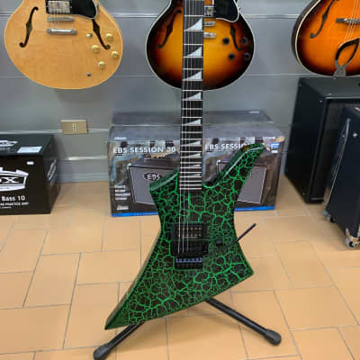 Used Jackson Pro Series Brandon Ellis Signature Kelly - Green Crackle  w/Ebony FB 885978762477