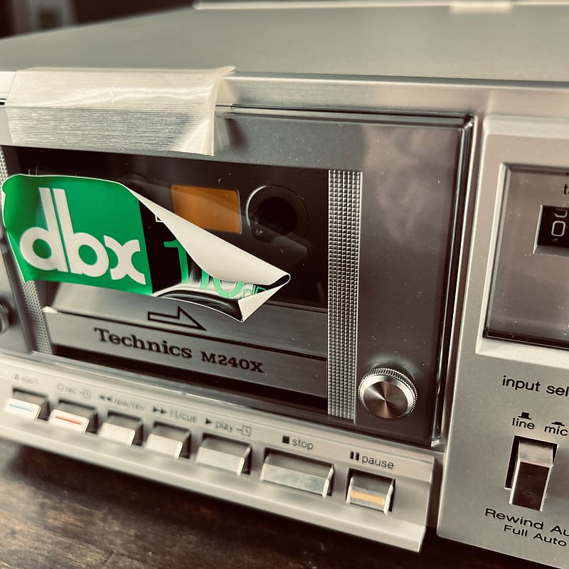 New in Box Technics RS-M240X Stereo Cassette Deck 1981-82