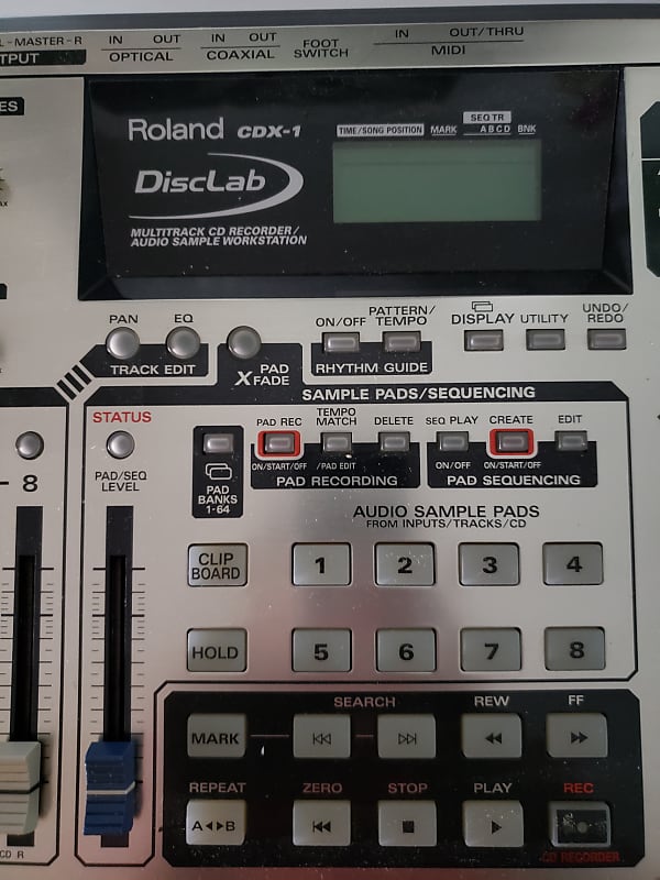 Roland CDX1 DiscLab MultiTrack CD Recordable/AudioSample Reverb