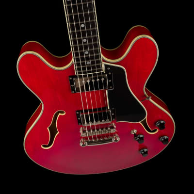 Used Eastman T386-RD Thinline Semi-Hollow Red with OHSC image 4