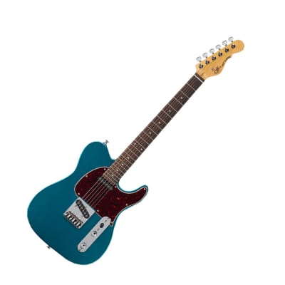 G&L Tribute Series ASAT Classic Electric Guitar - Emerald Blue - Used for sale