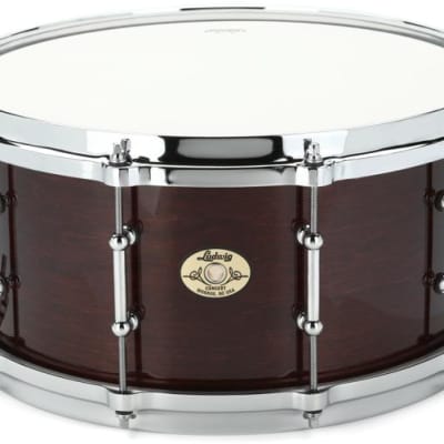 Ludwig Concert Maple Snare Drum - 6.5-inch x 14-inch  Mahogany image 1