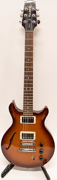 Artist Korina HB Jazzburst Electric Guitar Made in USA w/ Hard Case image 1