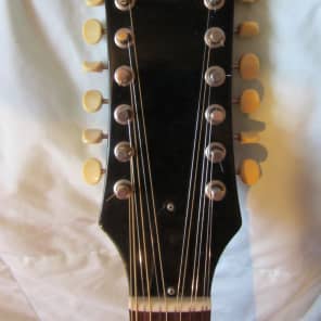 Gibson B-25-12 Acoustic 12 String 1964 Cherry Sunburst & Case image 3