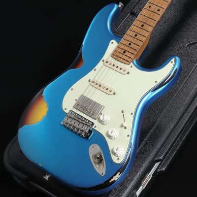 XOTIC XSC-AH Allen Hinds Model Lake Placid Blue over 3-Tone Sunburst Heavy  Aged [SN 1028] [09/08] | Reverb Norway