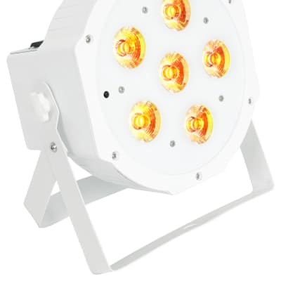 Rockville BATTERY PAR 61 White Rechargeable RGBWA+UV DMX DJ Wash Light+Remote image 14