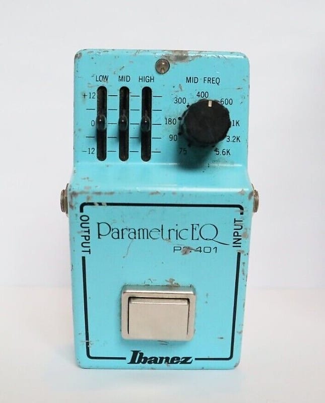 Rare Ibanez PQ401 Parametric EQ 1980's Japan Light Blue