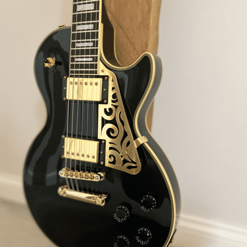 Portachiavi Chitarra Gibson Les Paul Jimmy Pagina Firma 