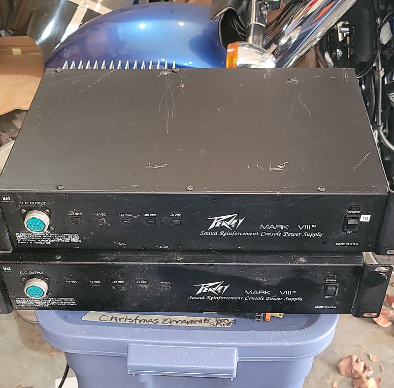 Peavey Mark VIII Series 3600 Power Supply Mid 80's to Early 90's - Black image 1