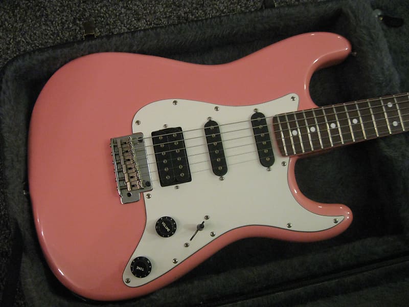 1980's Fernades ST Strat MIJ Super Rare Shell Pink | Reverb