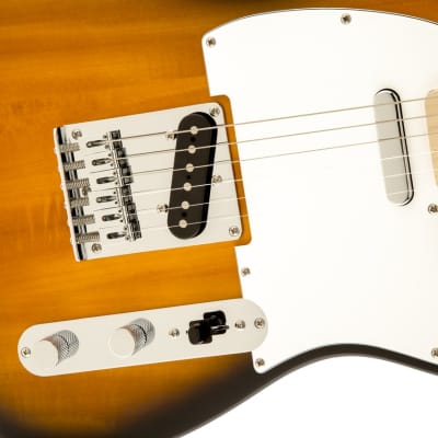Squier Affinity Series Telecaster Electric Guitar - Maple Fingerboard, 2-Color Sunburst image 3