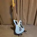 Fender Vintera '60s Jaguar Modified Electric Guitar -Missing Tremolo Bar - Sonic Blue