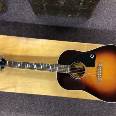 Used Epiphone Texan VS Acoustic Guitar With Original Case & Fishman Pickup image 2