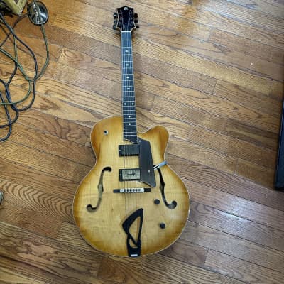 Bill Mitchell Archtop 80's - Natural Amber Burst image 1