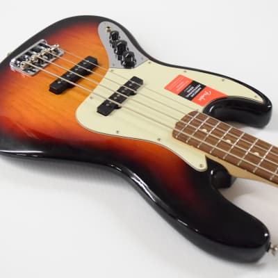 Fender AMERICAN PROFESSIONAL JAZZ BASS® LEFT-HAND (DEMO) - 3 Color Sunburst image 4