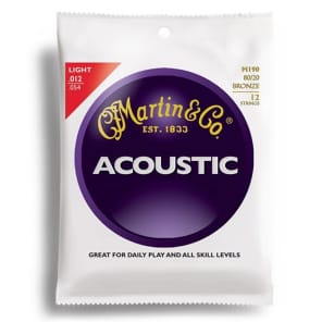 Martin M-190 Traditional 80/20 Bronze Light Acoustic Strings