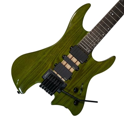 Bootlegger Guitar Absinthe  Gen 2 2023 - Green Gloss 2 Tone EMG Coil Split image 2