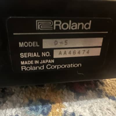 Roland D-5 61-Key Multi-Timbral Linear Synthesizer 1989 - 1992 - Black image 9
