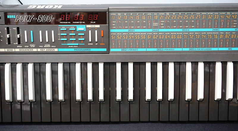 Korg Poly-800 Vintage Polyphonic Synthesiser & Sequencer w/ Black