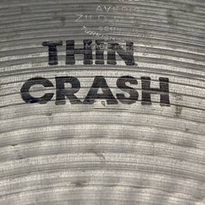Zildjian 16" A Thin Crash Late 1970s image 3