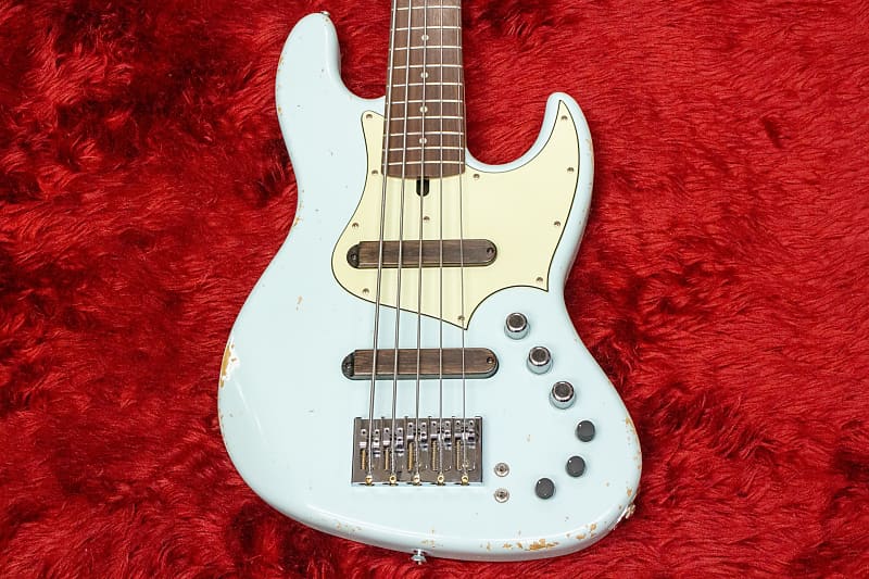 new】Xotic Bass / XJ-1T/5st Sonic Blue M-Aged/Ash/R #J-2929