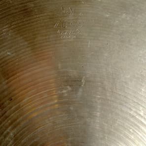 K Istanbul Old Stamp IIa 15" Hi Hat (Thin Top) with Zilco (Heavy Bot) 1945-1949 - with Sound File image 4