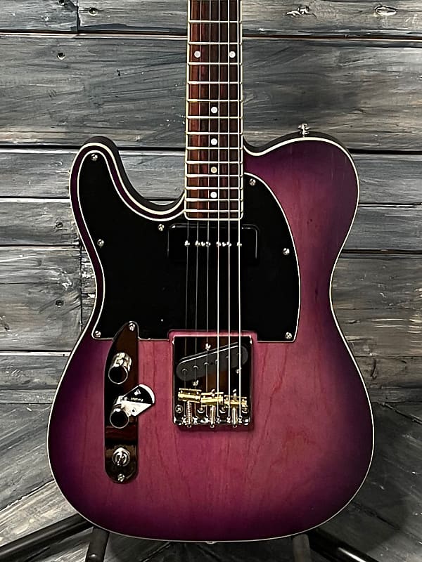 Schecter Left Handed PT Special Electric Guitar - Purple Burst