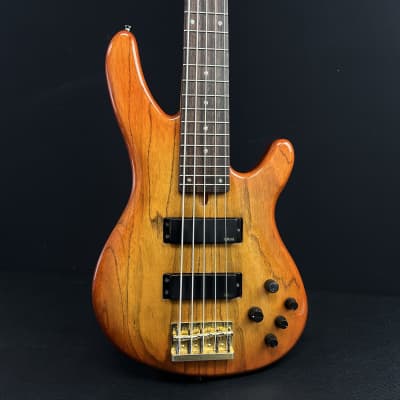 Yamaha TRB 5II 5-String Bass MIJ 1998 - Trans Amber w/ HSC for sale