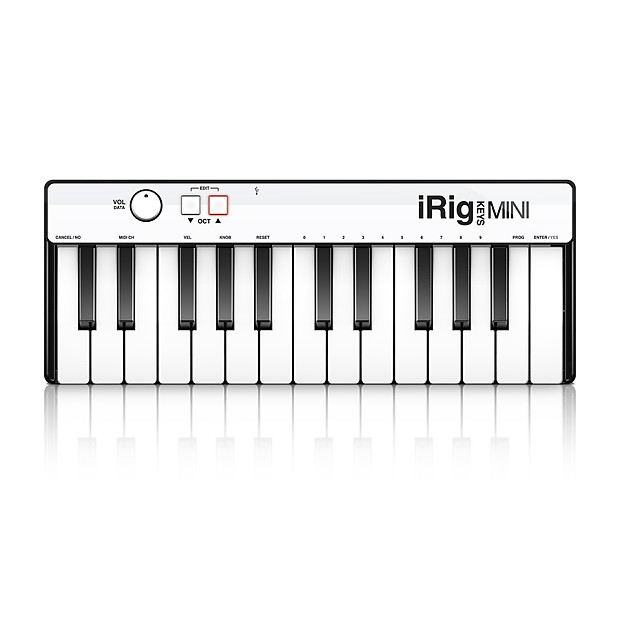 IK Multimedia iRig Keys Mini 25-Key Mobile MIDI Keyboard Controller image 1
