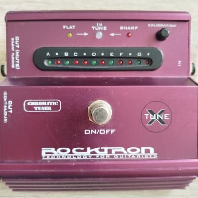 Rocktron X-Tune Chromatic Tuner Pedal 2010s - Red image 3