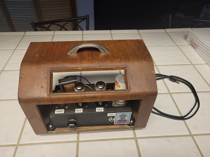 Vintage Dual 50L6 and 12AX7 Tube Amp Head Conversion recapped Reverb