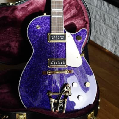 Gretsch G6129T Duo Jet Vintage Select Purple Sparkle Wildwood 