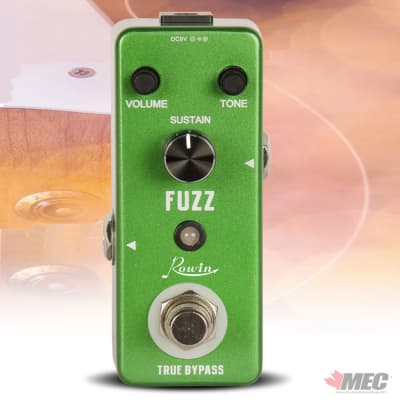 Rowin LEF-311 Firecream FUZZ Vintage Classic late 60's early 70's Fuzz Guitar/Bass Effect Pedal image 3