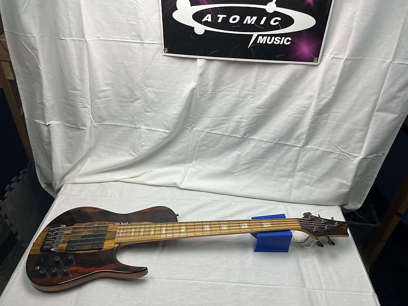 DMark D'Mark Custom Built Omega 5 5-string Singlecut Bass with Gig Bag image 1