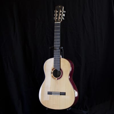 Classical guitar handcrafted luthier H. Bambill 2024 sitka spruce/purpleheart for sale
