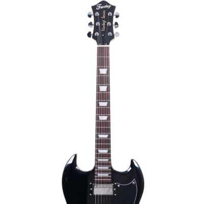 Fazley FSG418BK electric guitar, black image 5