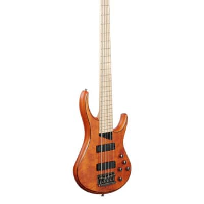 MTD Kingston Z5MP 5-String Bass Satin Amber image 8