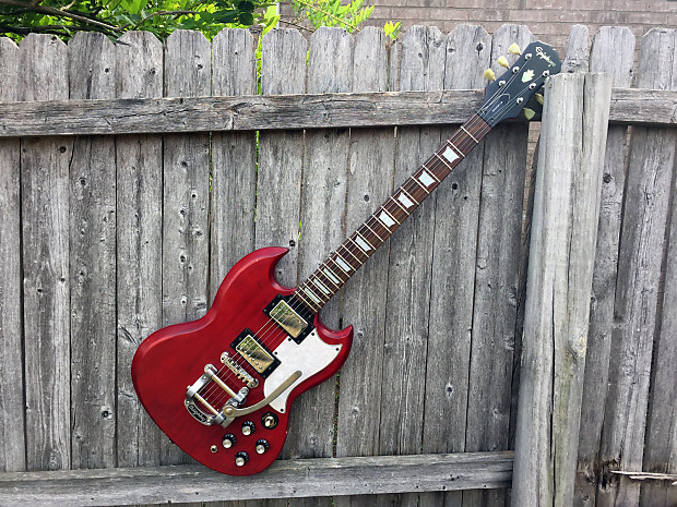 Aged/Relic 1996 (Korea!) Epiphone SG G-400 Cherry with Bigsby! - Custom  Relic with Many Upgrades