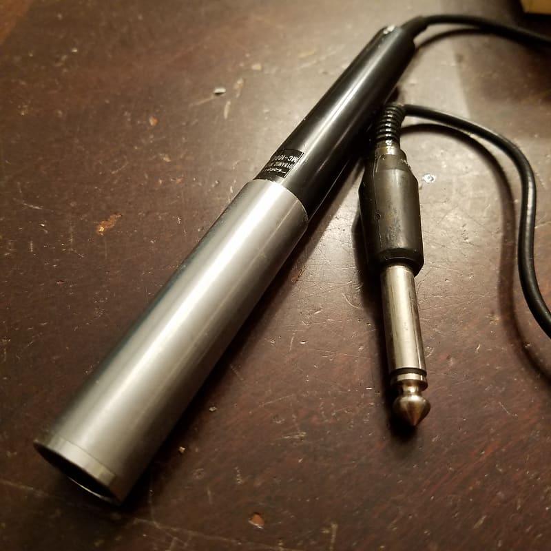 Realistic MC1000 Slim Pencil 10 kOhm Dynamic Mic Japan IOB Reverb