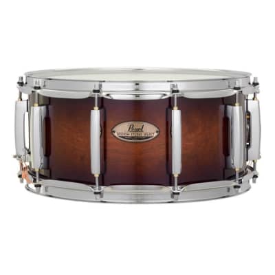 Pearl Session Studio Select 14x6.5 Snare Drum Gloss Barnwood Brown image 1