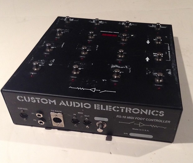 ギター CUSTOM AUDIO ELECTRONICS RS-10 MKII CAE Custom Audio Electronics RS-10 MIDI Foot Controller | eBay