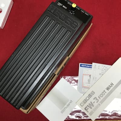 Boss FW-3 Foot Wah in the original box with manual, warranty