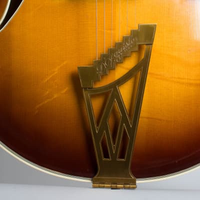 D'Aquisto New Yorker Delux Arch Top Acoustic/Electric Guitar (1967) - Sunburst Lacquer original black hard shell case image 17