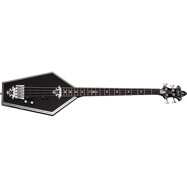 Schecter Sean Yseult Casket Signature 4-String Bass Gloss Black image 1