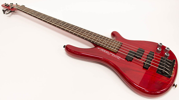 Bass Maniac Designed by Tune Guitar Technology 5 String Bass TBJ51 - Red