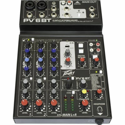 Peavey PV10AT DJ Mixer with Auto-Tune Built-in Pitch